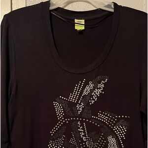Adam Jacobs Bling Embellished Top